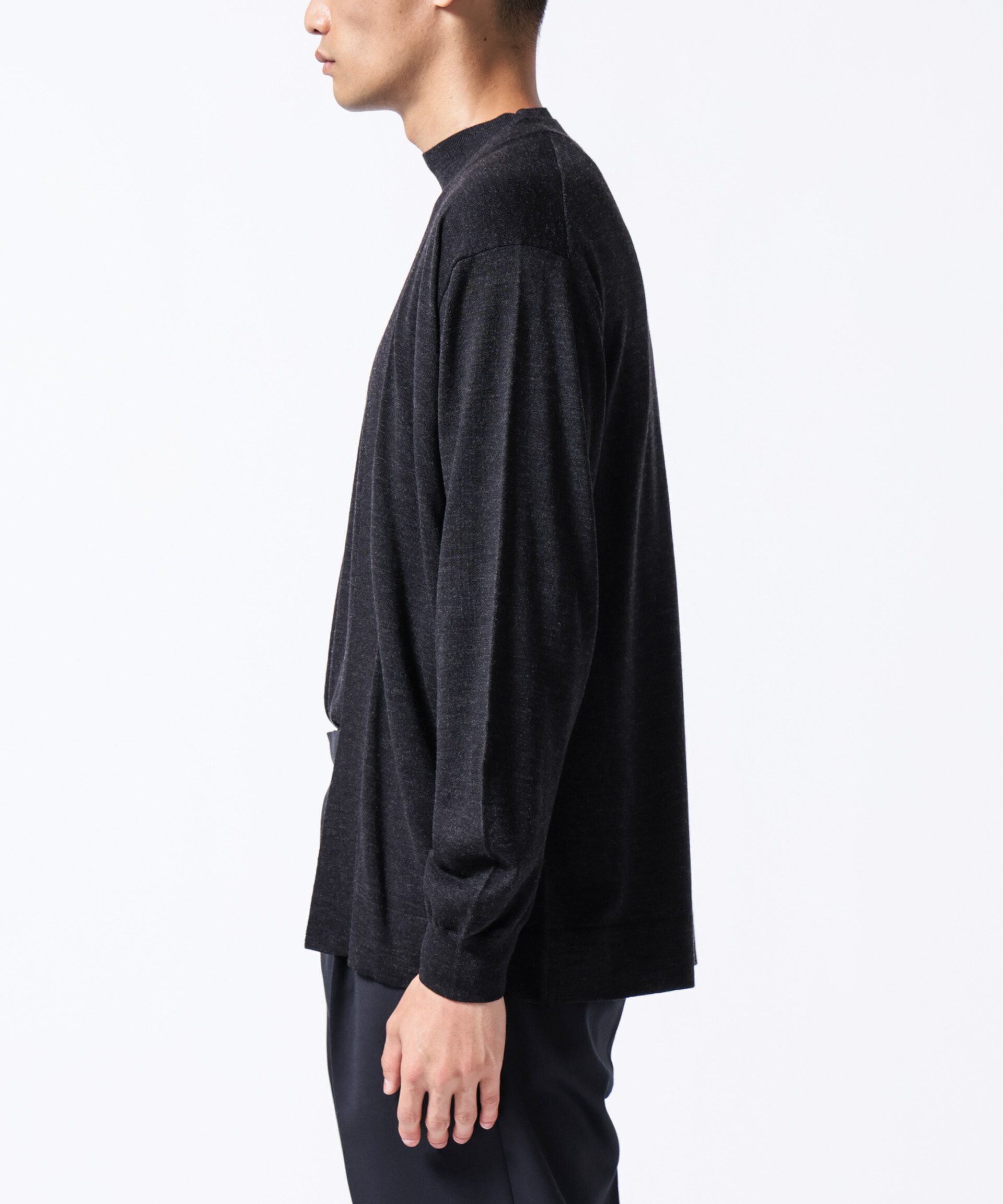 nano･universe「「ASSEMBLANC」BRISBANE カーブスリーブカーディガン」|ニット・セーター|