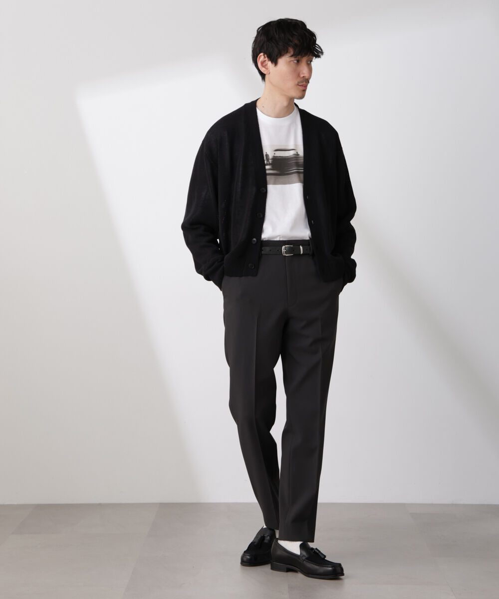 nano･universe「｢SOIGNE｣ECOPET(R)&times;AERO ツイルストレッチスラックス」|チノ|