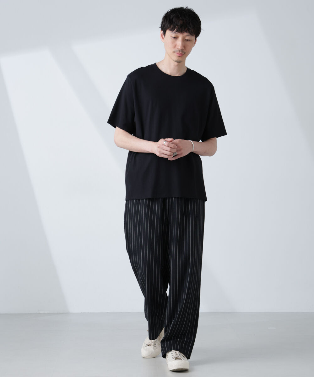 nano･universe「WEB限定/Anti Soaked(R) 汗染み防止 クルーネックレギュラーシルエットTシャツ」|Tシャツ・カットソー|