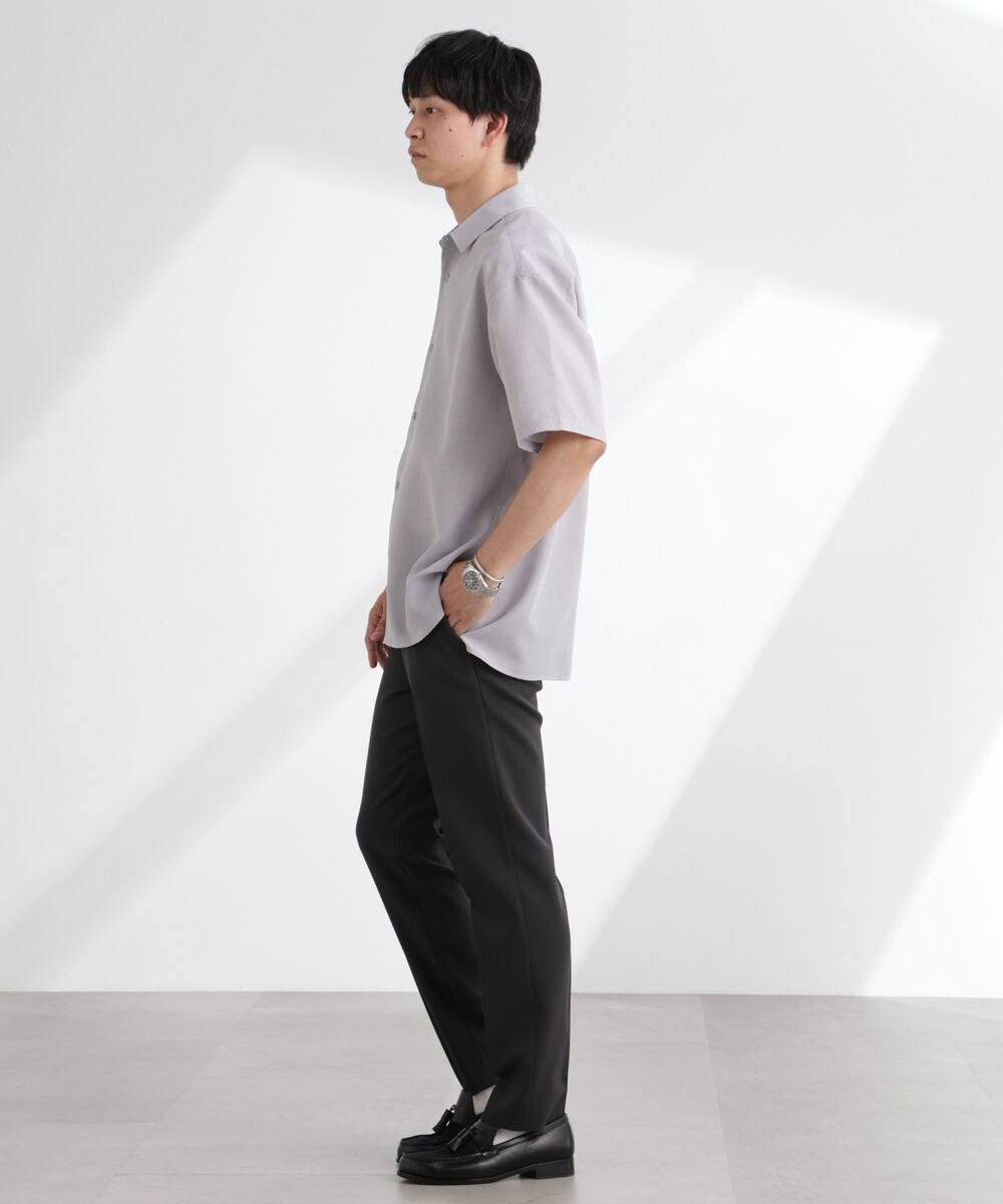 nano･universe「ライトウェイトドライシャツ 半袖(セットアップ可)」|シャツ・ブラウス|