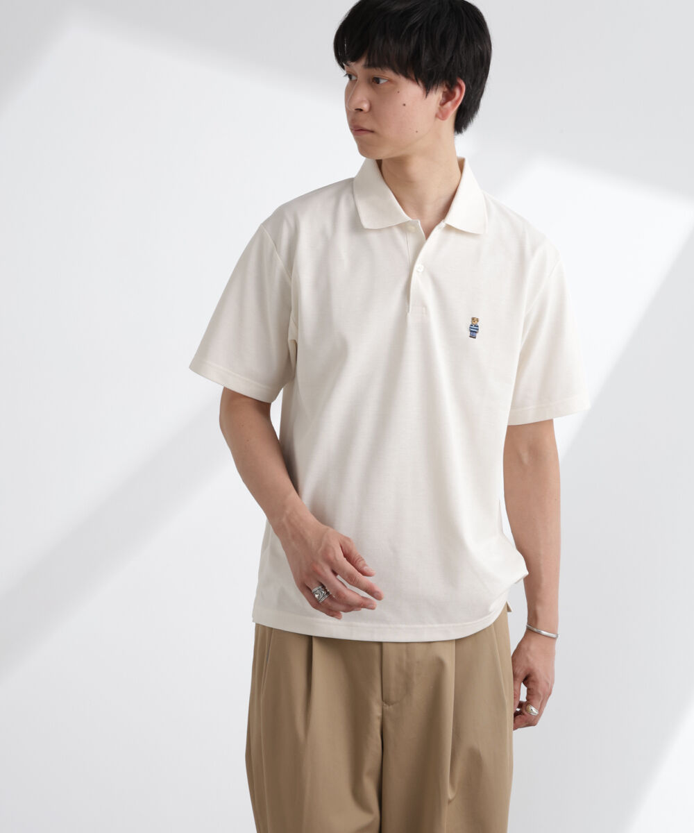 nano･universe「ナノベア鹿の子ポロシャツ 半袖」|Tシャツ・カットソー|