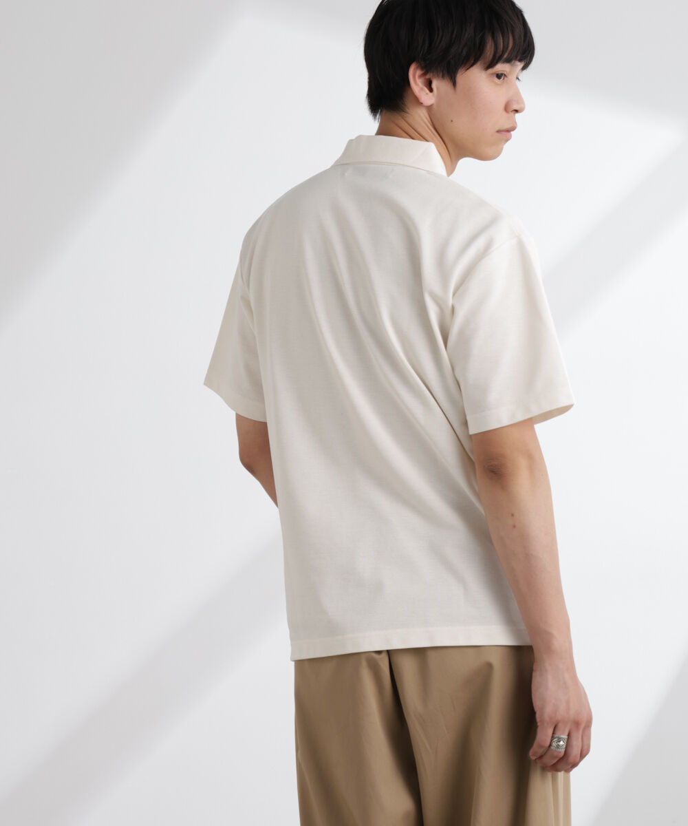 nano･universe「ナノベア鹿の子ポロシャツ 半袖」|Tシャツ・カットソー|