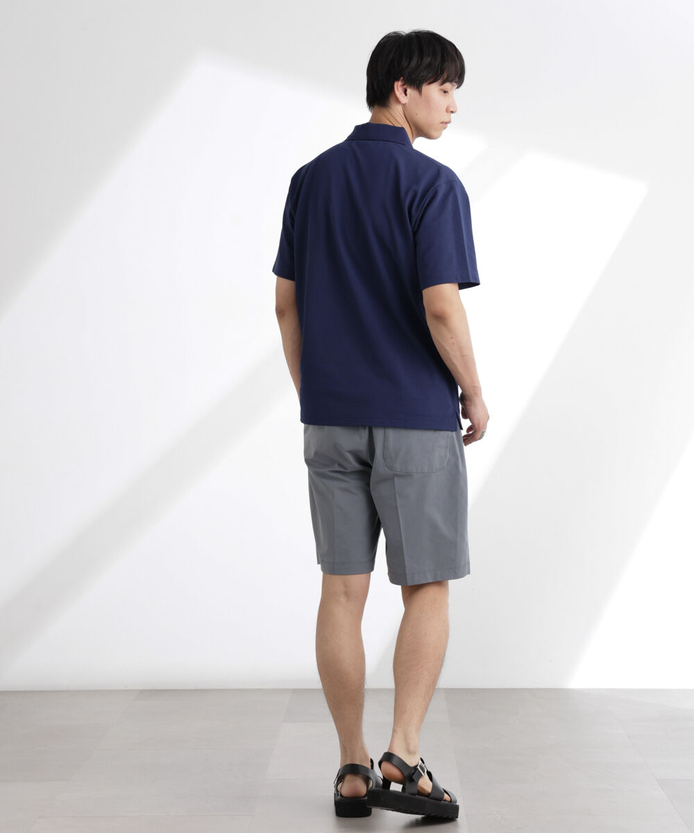 nano･universe「ナノベア鹿の子ポロシャツ 半袖」|Tシャツ・カットソー|