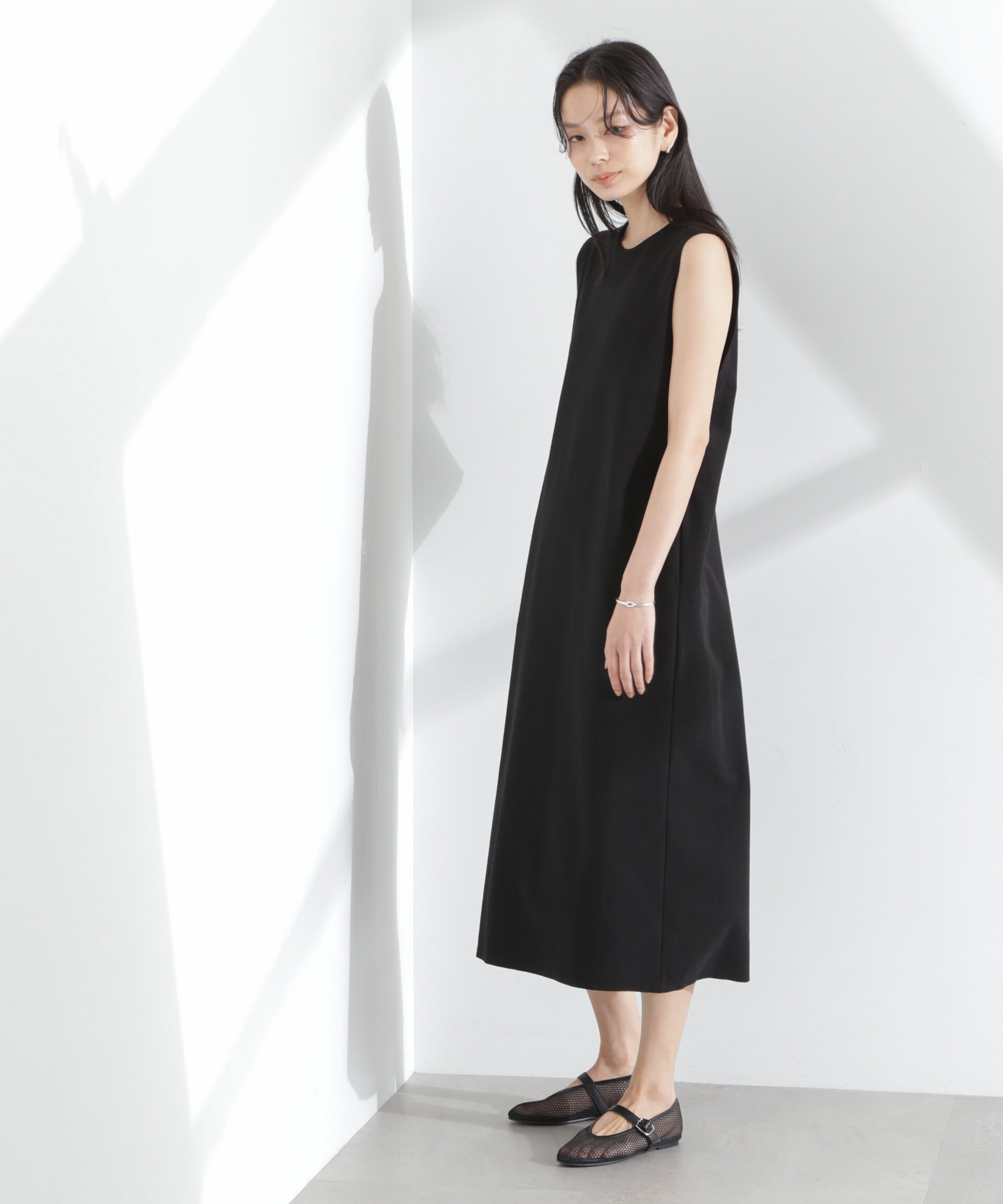 nano･universe「「MC」coveross(R)ツイル調 冷感プレーティング天竺ワンピース」|ワンピース|