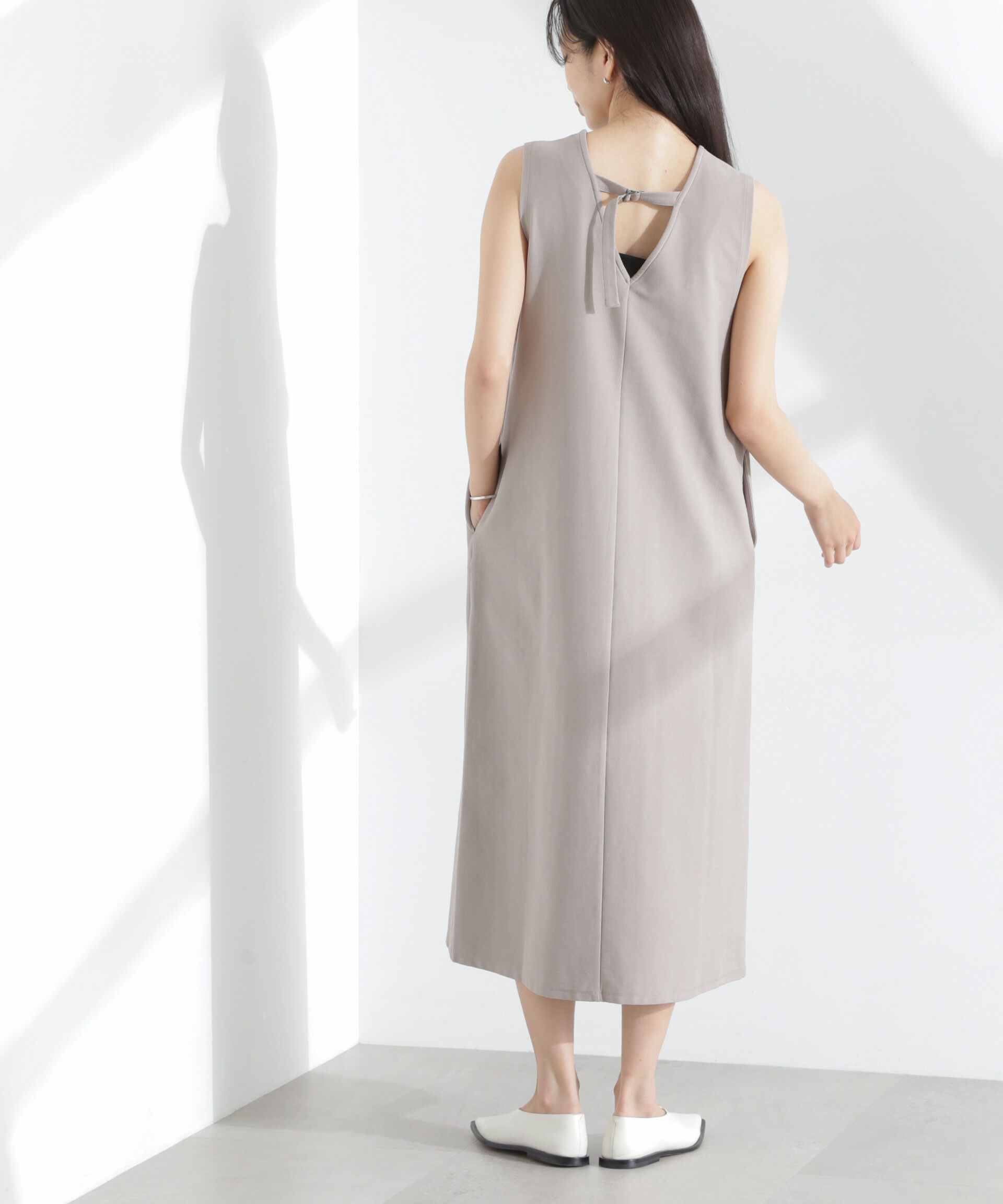 nano･universe「「MC」coveross(R)ツイル調 冷感プレーティング天竺ワンピース」|ワンピース|