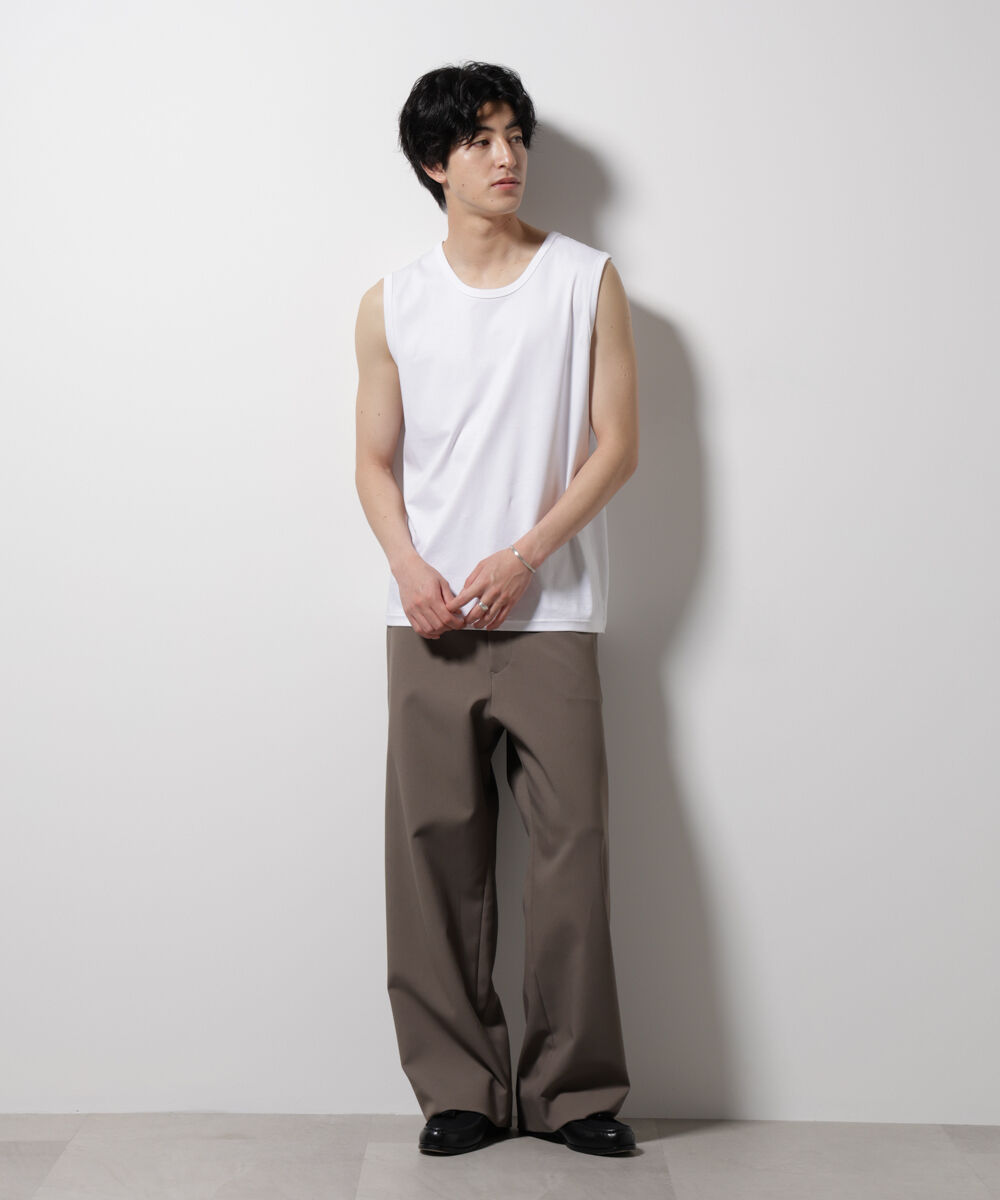 nano･universe「シルケットスムースノースリブプルオーバー」|Tシャツ・カットソー|