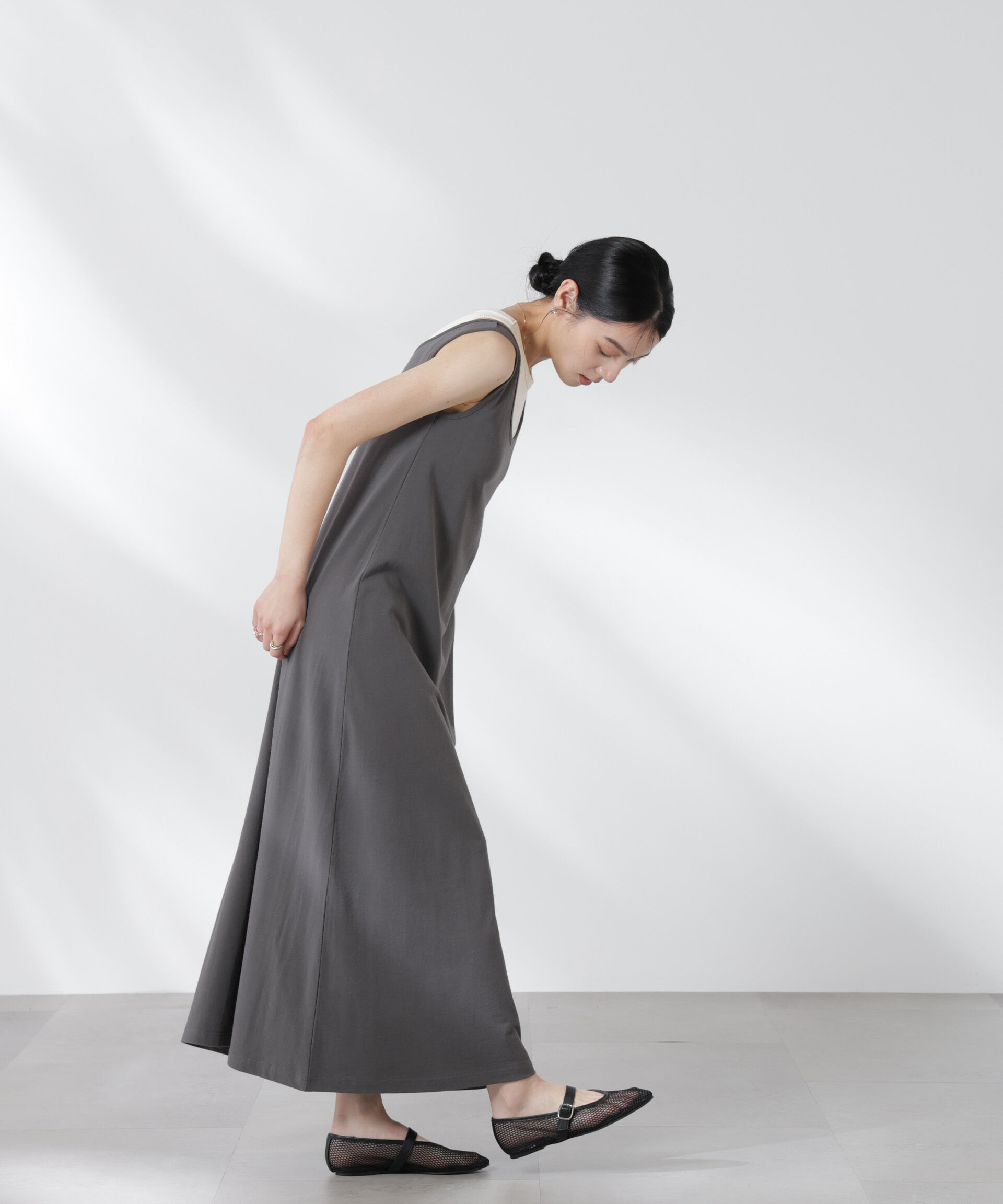 nano･universe「カップ付きアシメタンクレイヤードワンピース」|ワンピース|