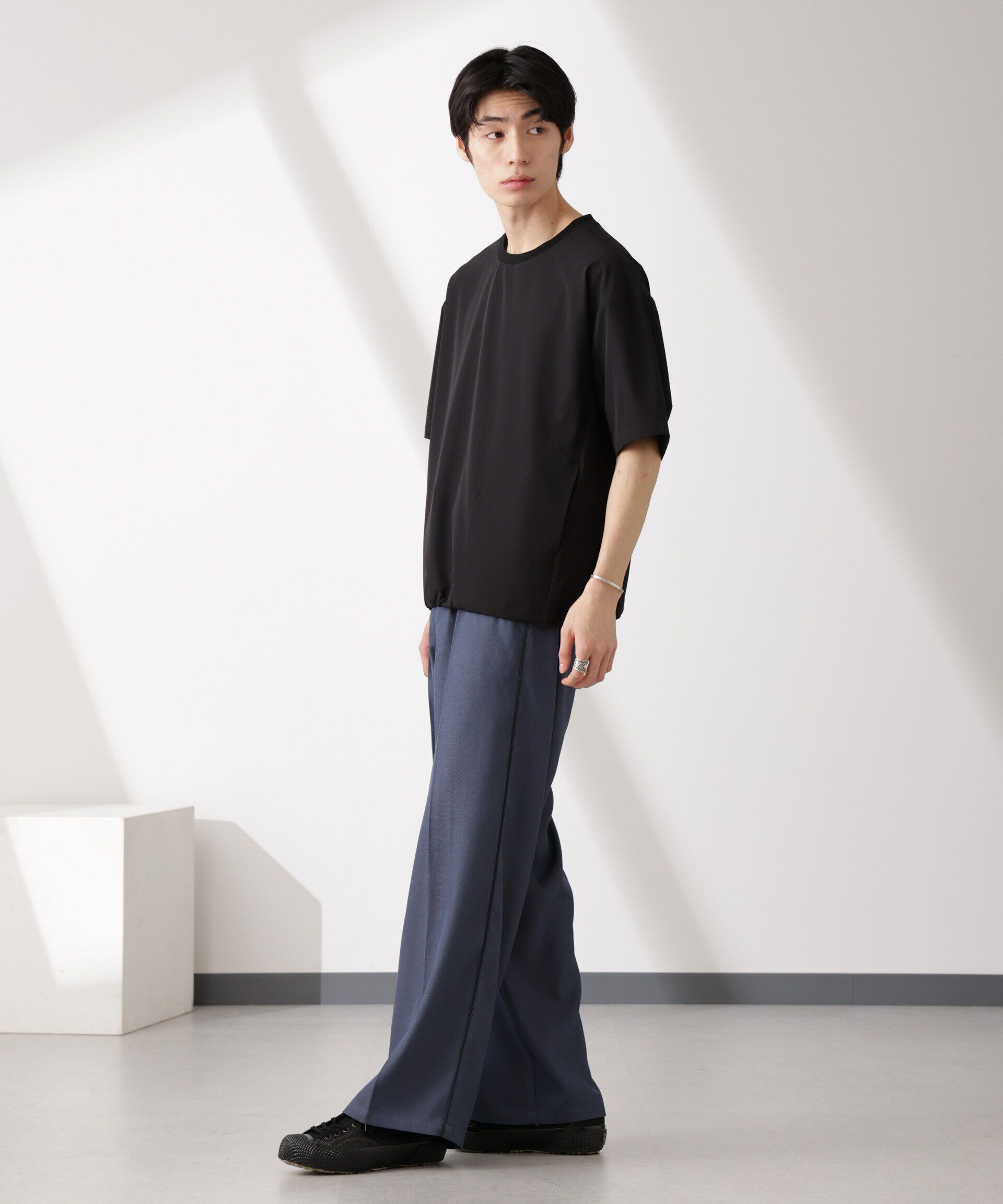  「ライトウェイトストレッチ プルオーバー半袖(セットアップ可)」|Tシャツ・カットソー|