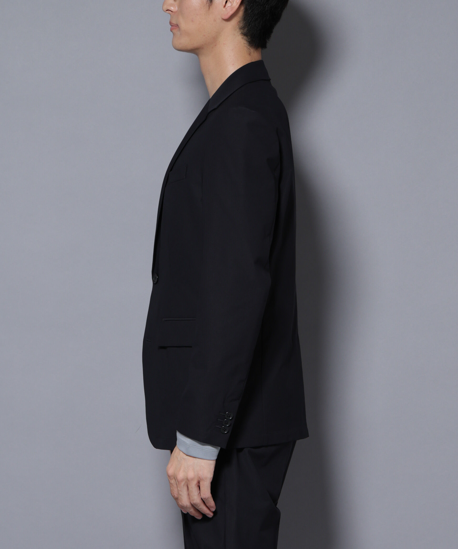 nano･universe「｢N JACKET BASIC｣TEXBRID(R) ﾂｲﾙｼﾞｬｹｯﾄ/ｽﾄﾚｯﾁ･撥水(ｾｯﾄｱｯ 」|スーツ|