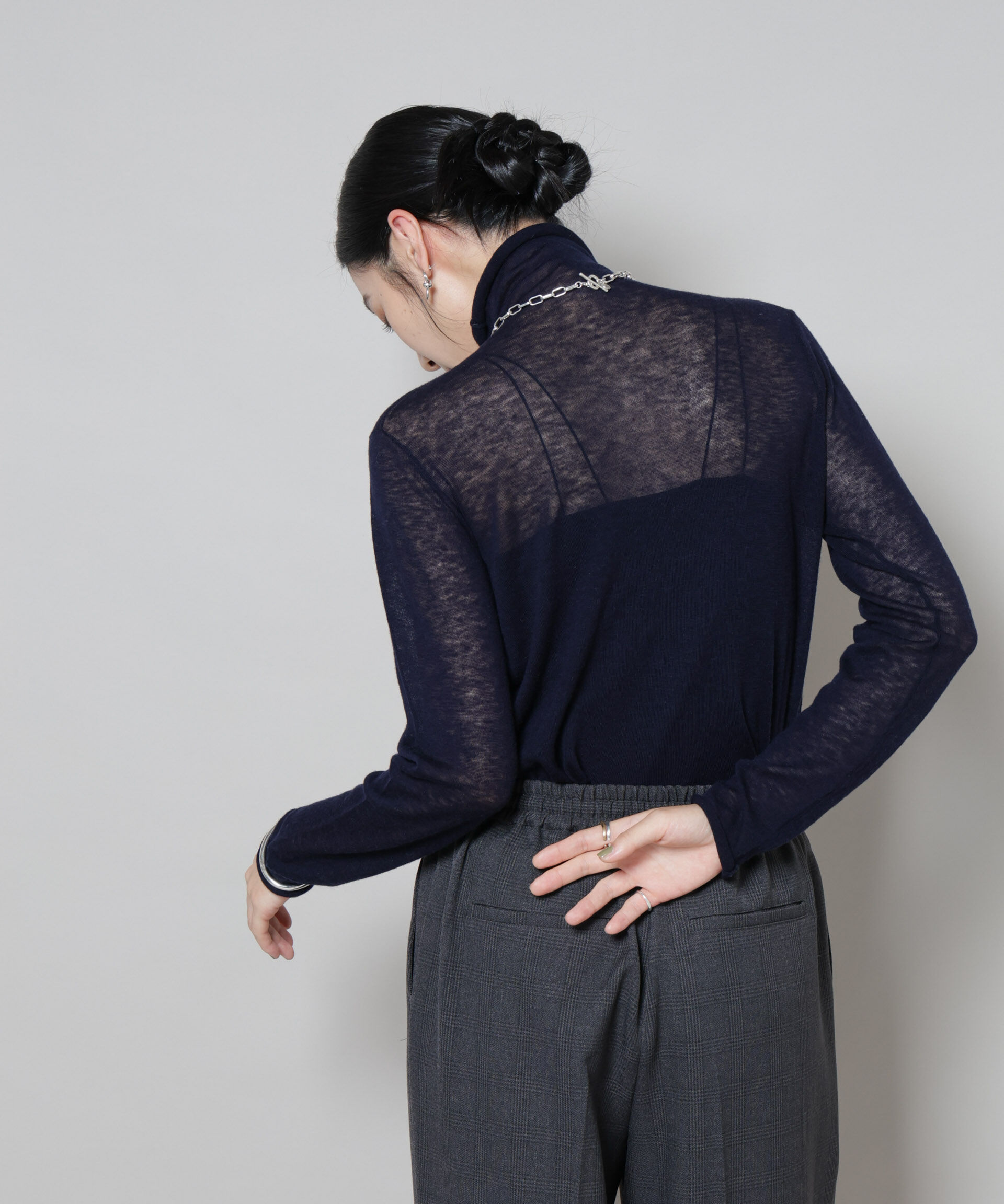 nano･universe「スイビウールタートルネックニットプルオーバー」|ニット・セーター|