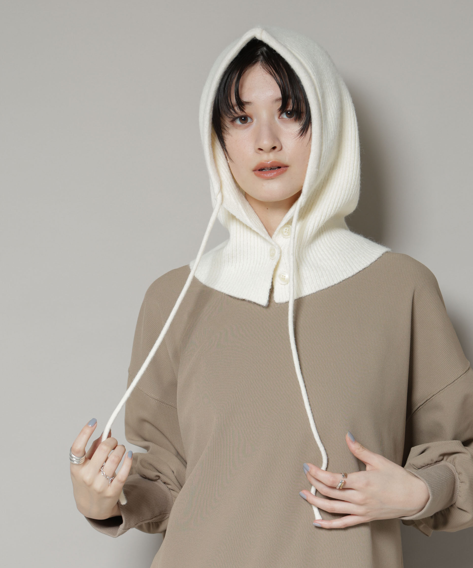 nano･universe「ボタン開閉バラクラバ」|マフラー|