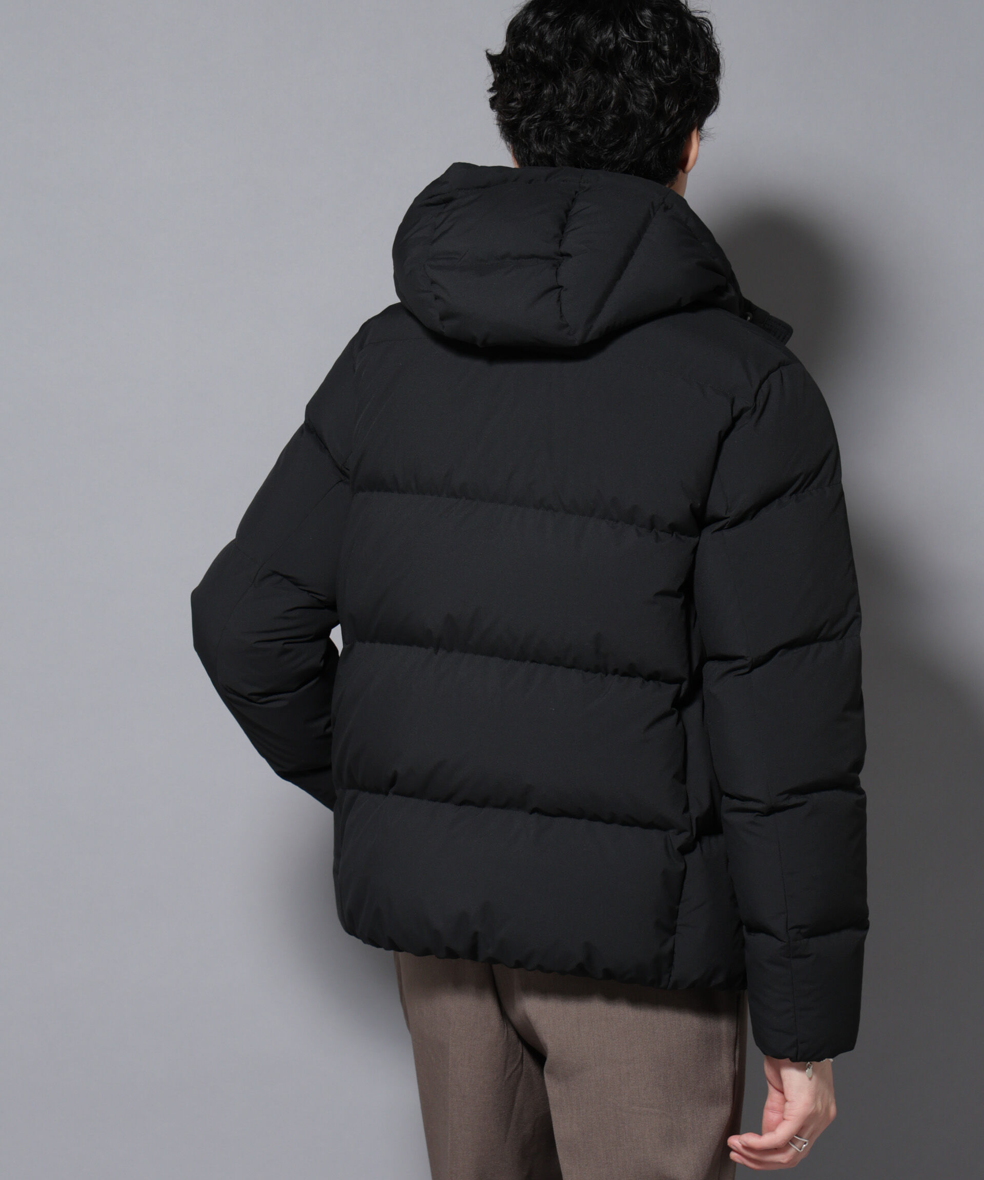 nano･universe「anewdown(R)フルダルステッチフーデット撥水ダウン」|ダウン|