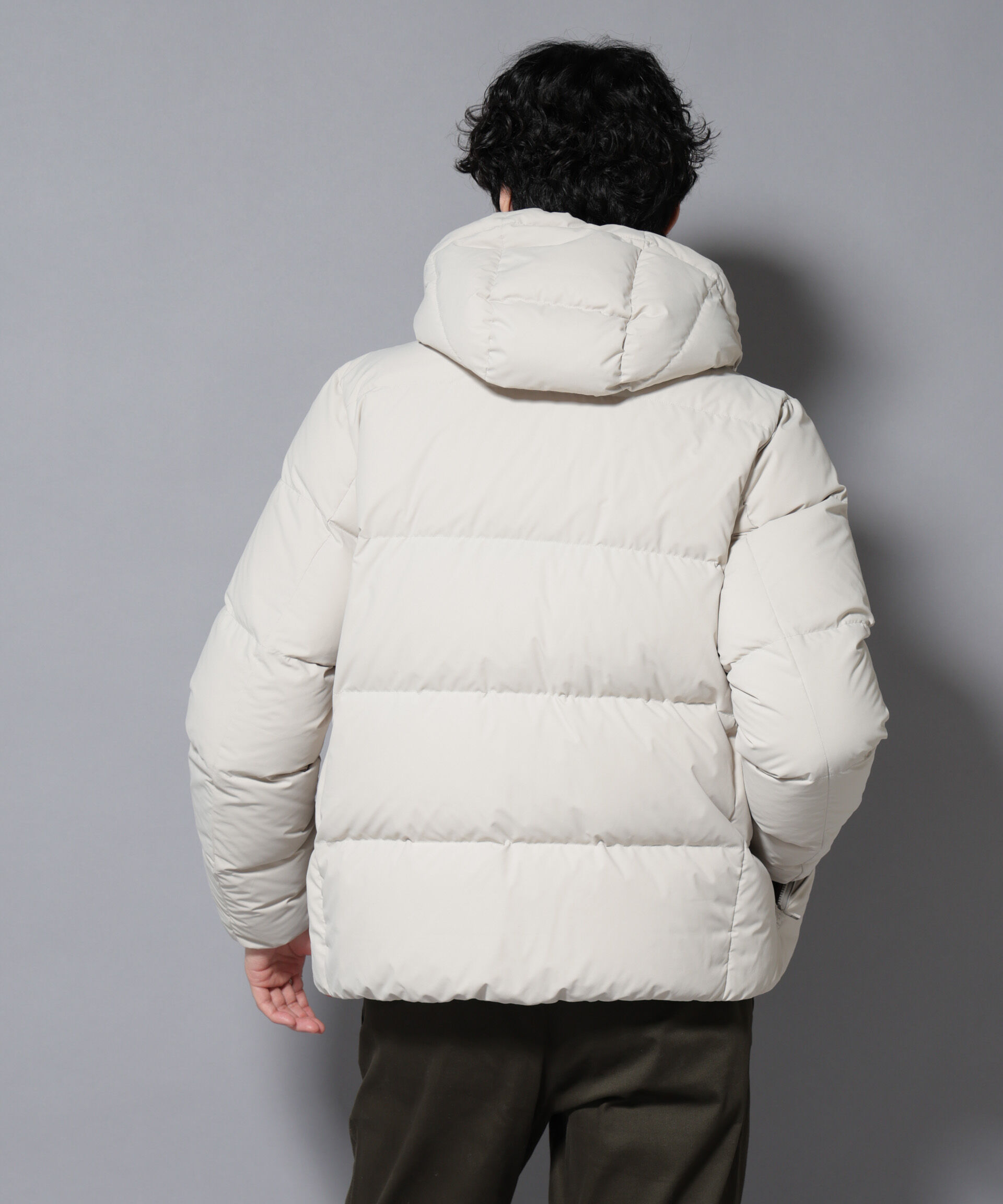 nano･universe「anewdown(R)フルダルステッチフーデット撥水ダウン」|ダウン|