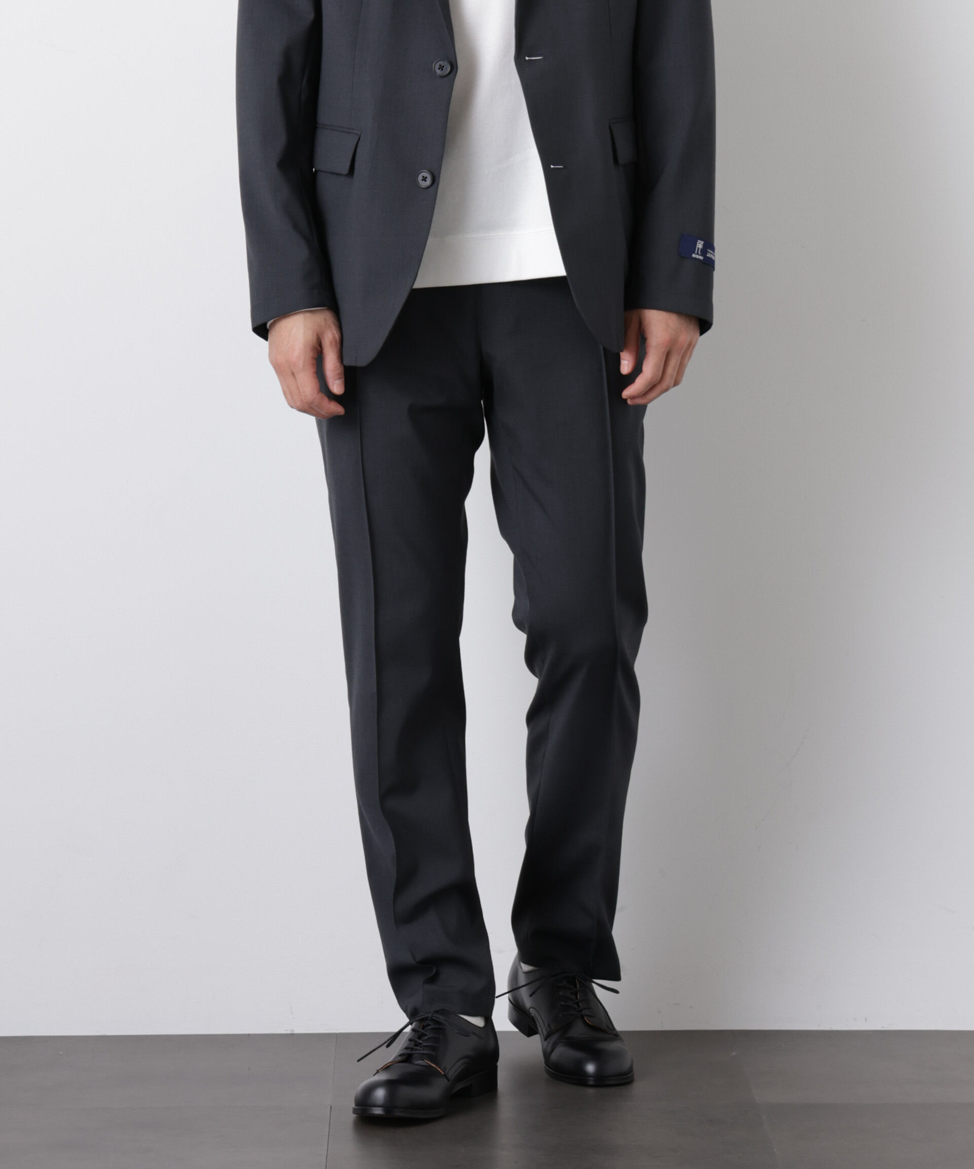 nano･universe「｢DamerinoSelect｣JAPANfabricウールストレッチパンツ（セットアップ可）」|スーツ|
