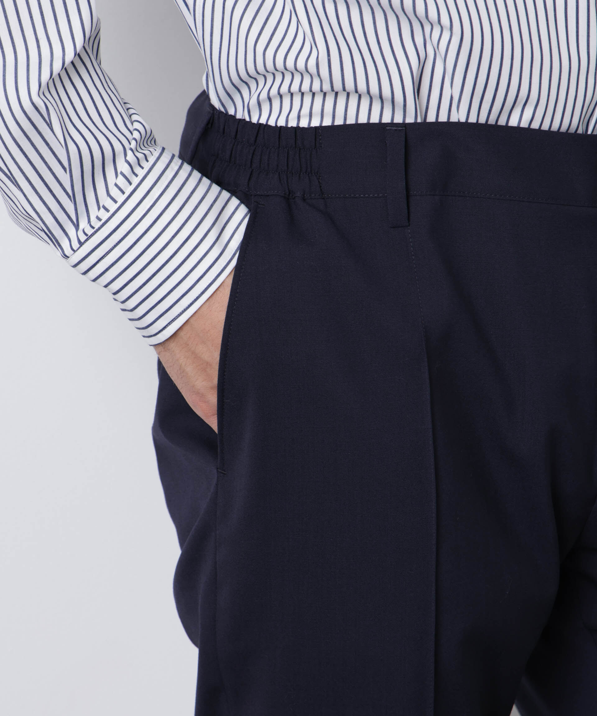 nano･universe「｢DamerinoSelect｣JAPANfabricウールストレッチパンツ（セットアップ可）」|スーツ|