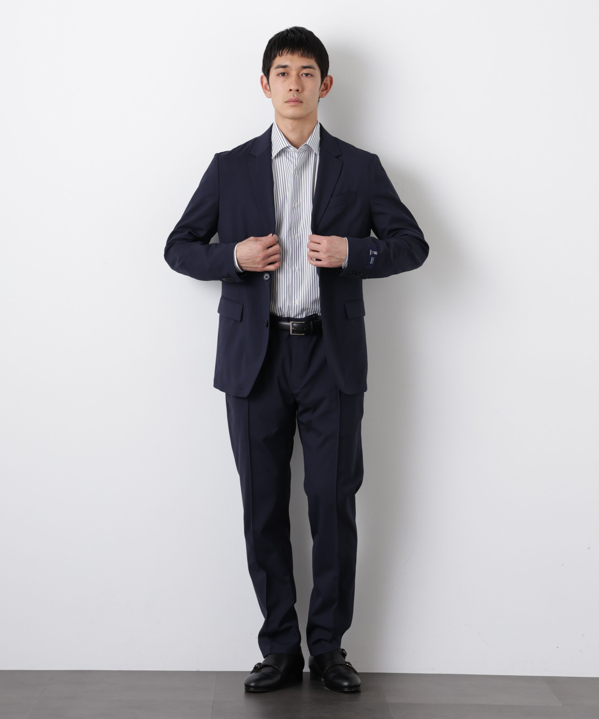 nano･universe「｢DamerinoSelect｣JAPANfabricウールストレッチパンツ（セットアップ可）」|スーツ|