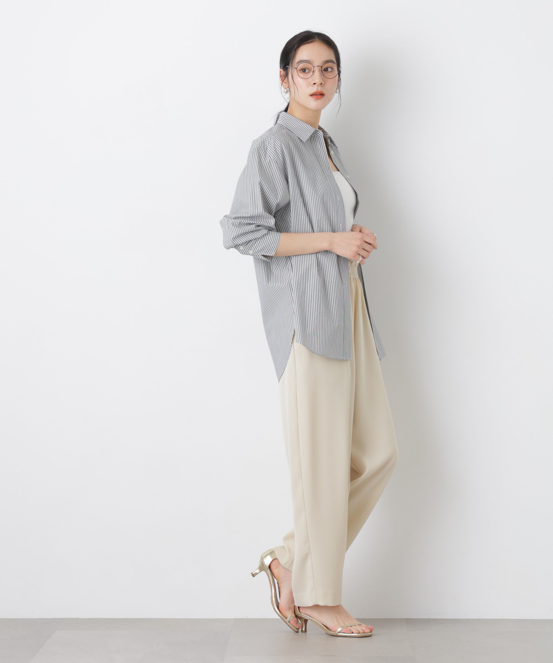 nano･universe「2wayオーバーシャツ」|シャツ・ブラウス|