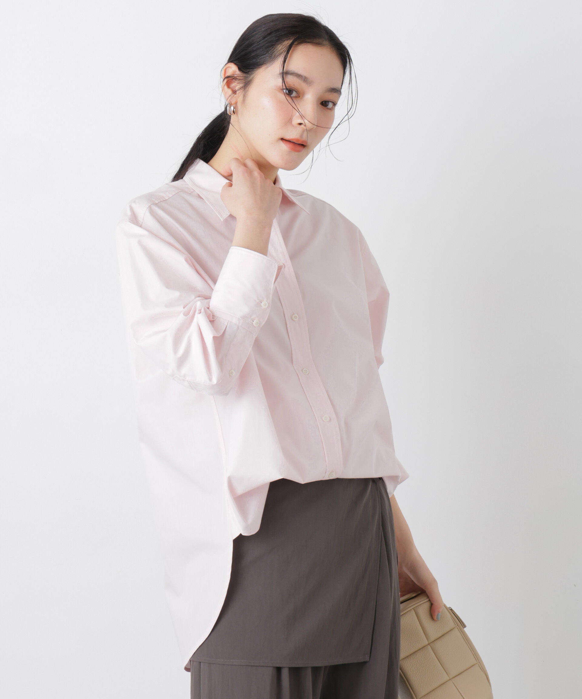 nano･universe「2wayオーバーシャツ」|シャツ・ブラウス|