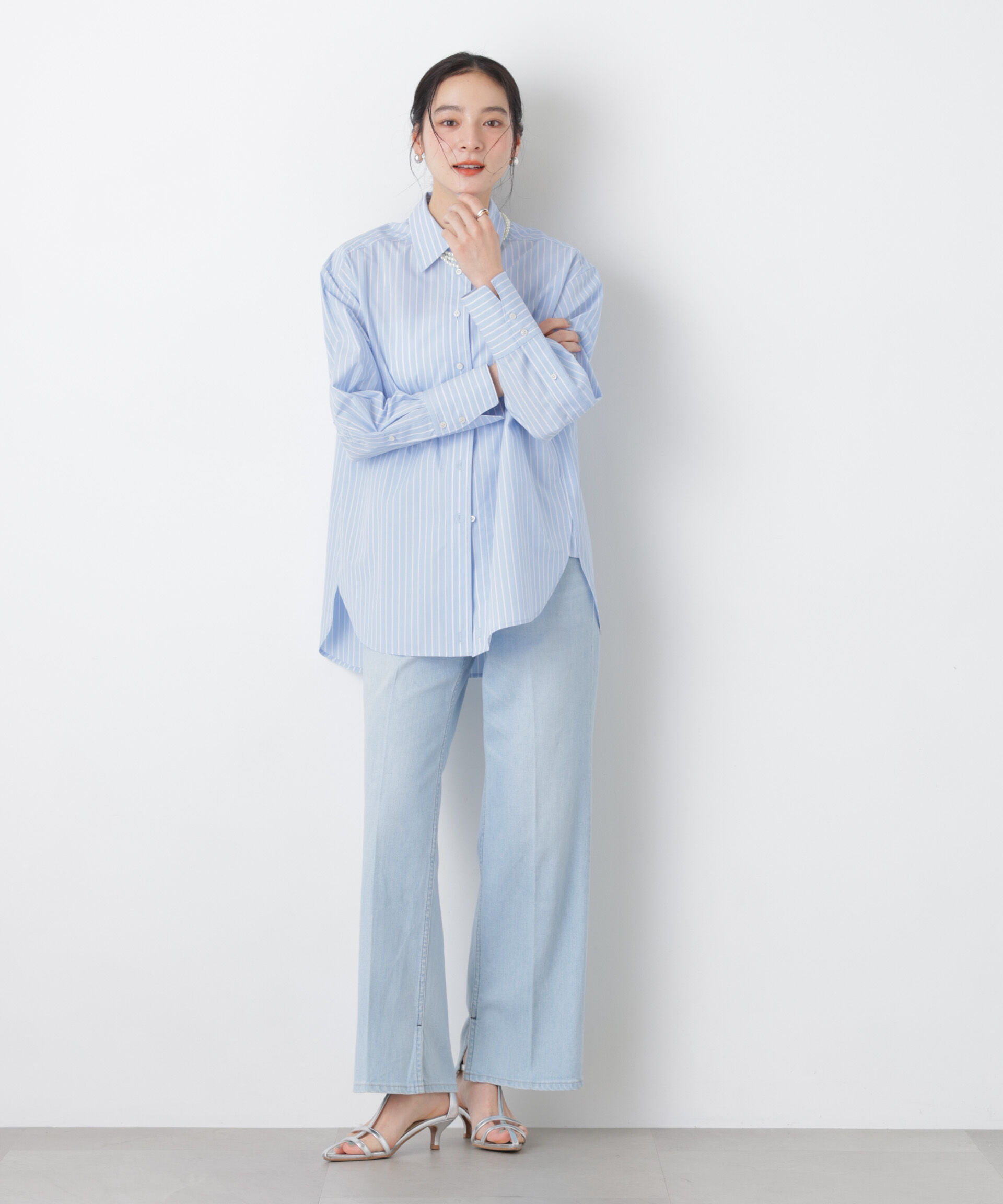 nano･universe「2wayオーバーシャツ」|シャツ・ブラウス|