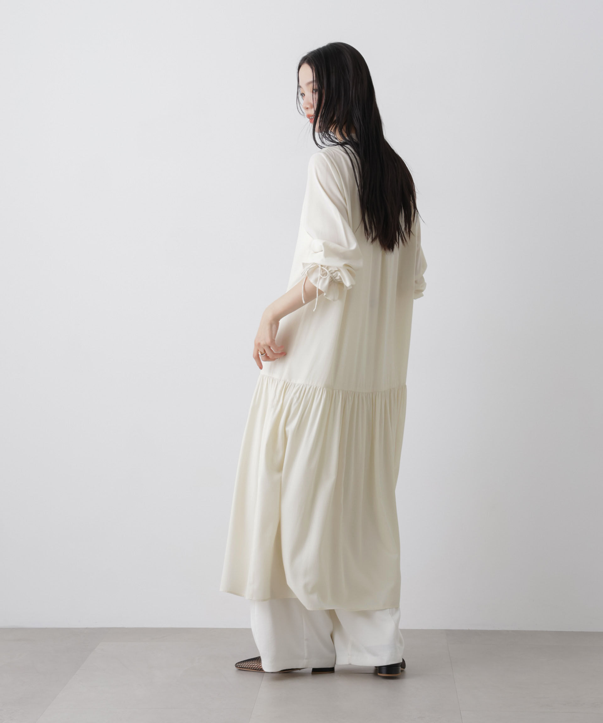 nano･universe「切り替えギャザーワンピース」|ワンピース|