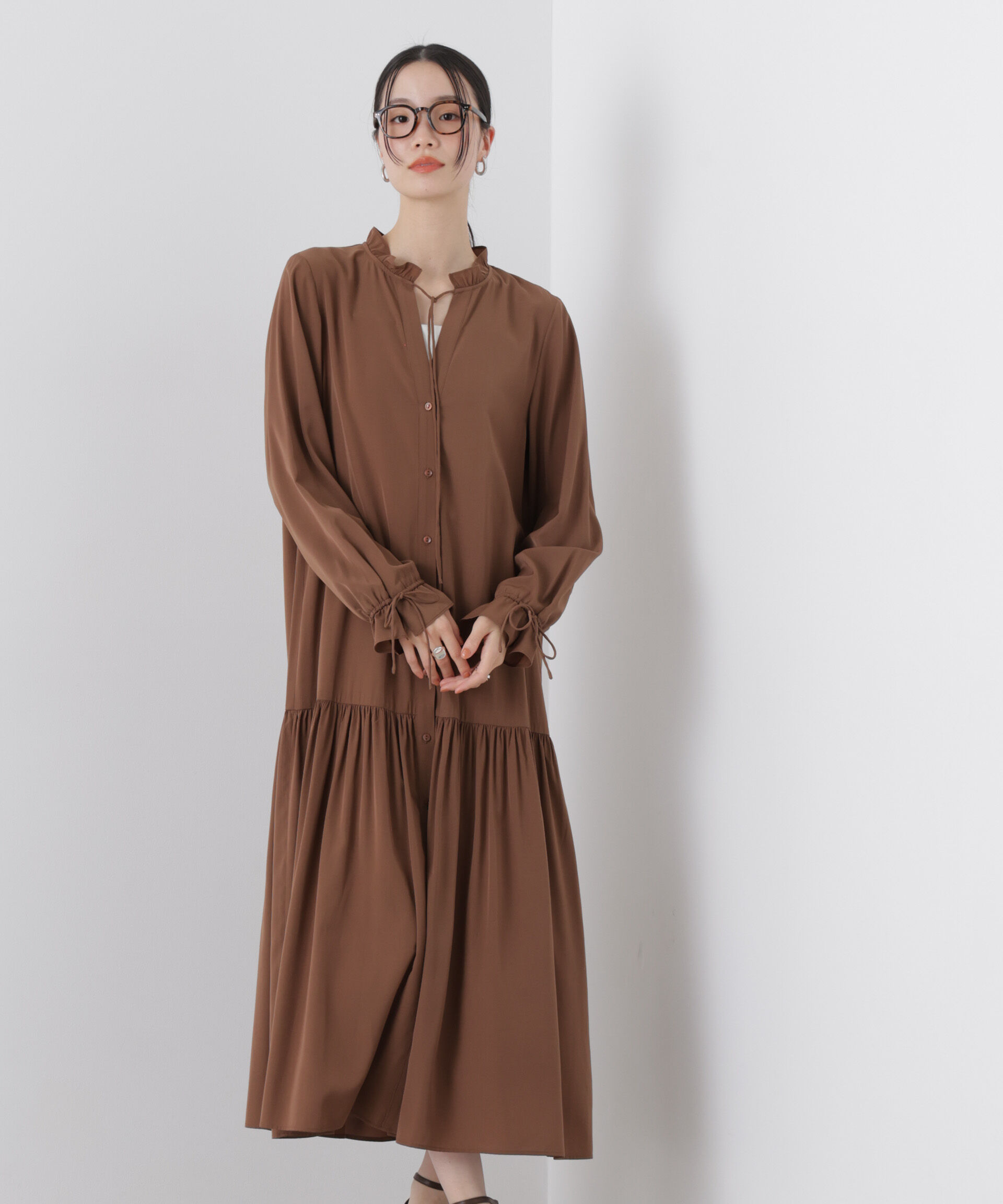 nano･universe「切り替えギャザーワンピース」|ワンピース|