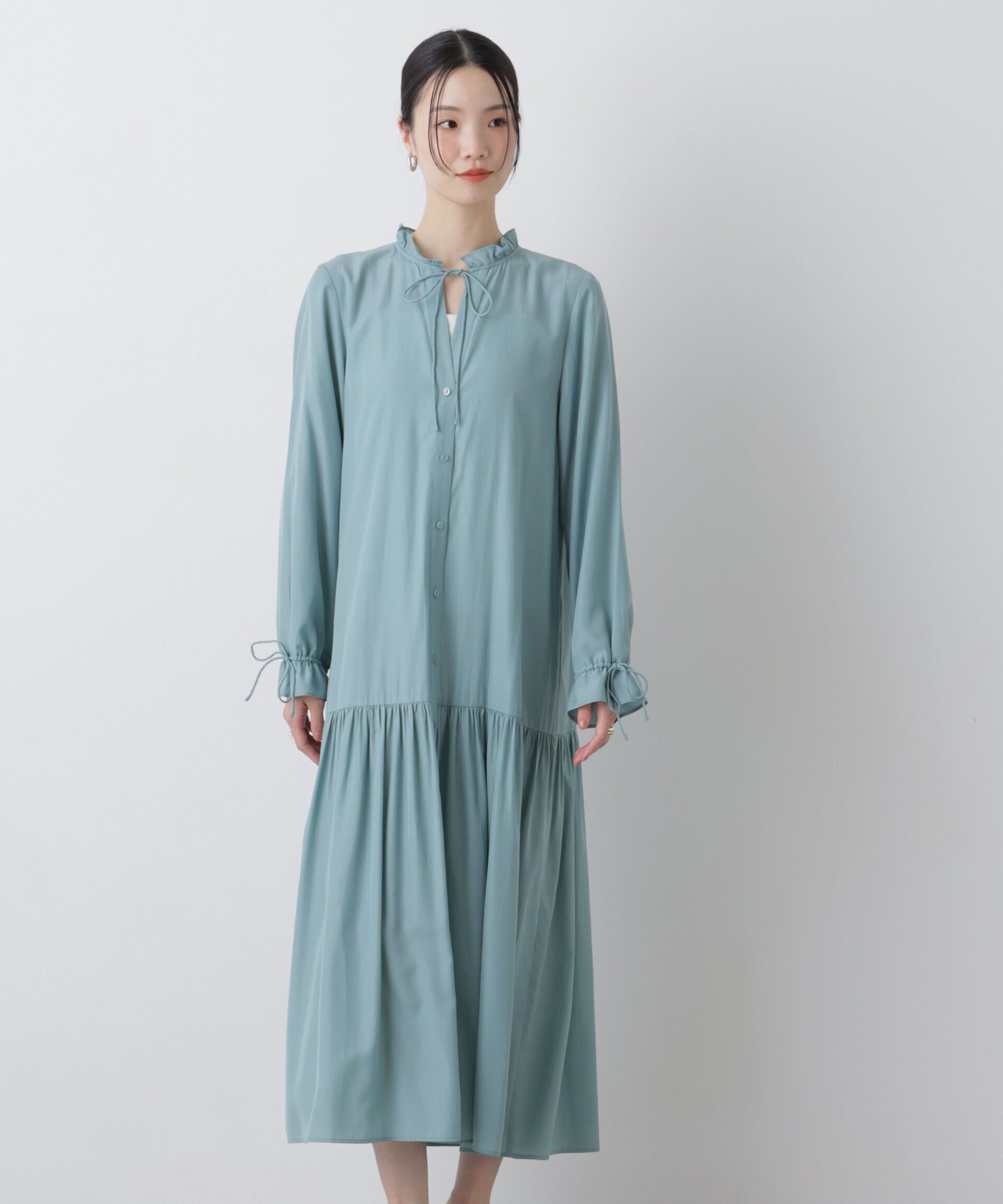 nano･universe「切り替えギャザーワンピース」|ワンピース|