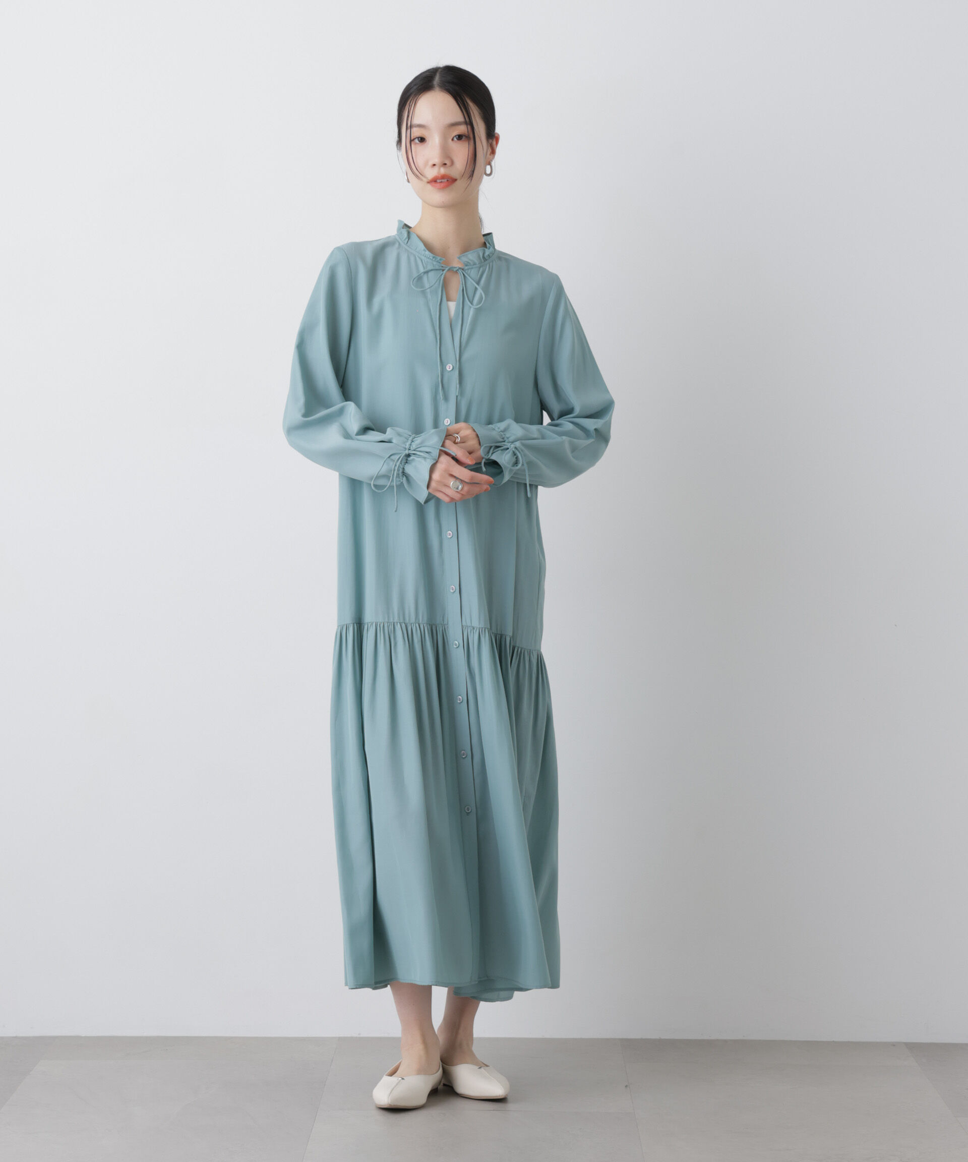 nano･universe「切り替えギャザーワンピース」|ワンピース|