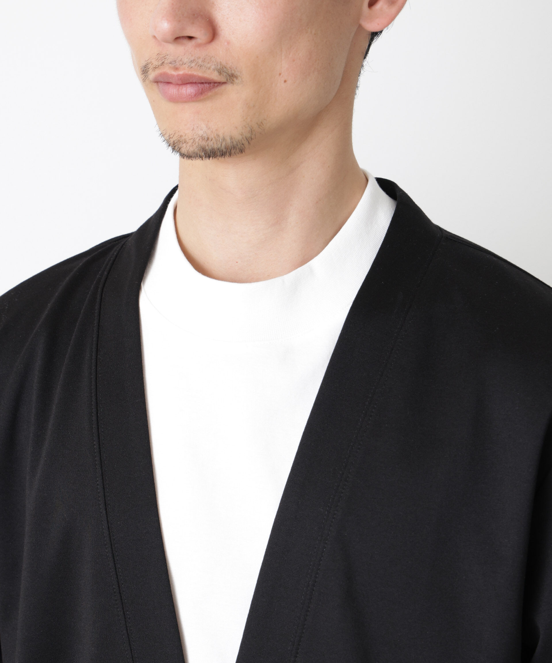 nano･universe「「モダンコンフォート」ダブルジャージー着流しカーディガン」|Tシャツ・カットソー|