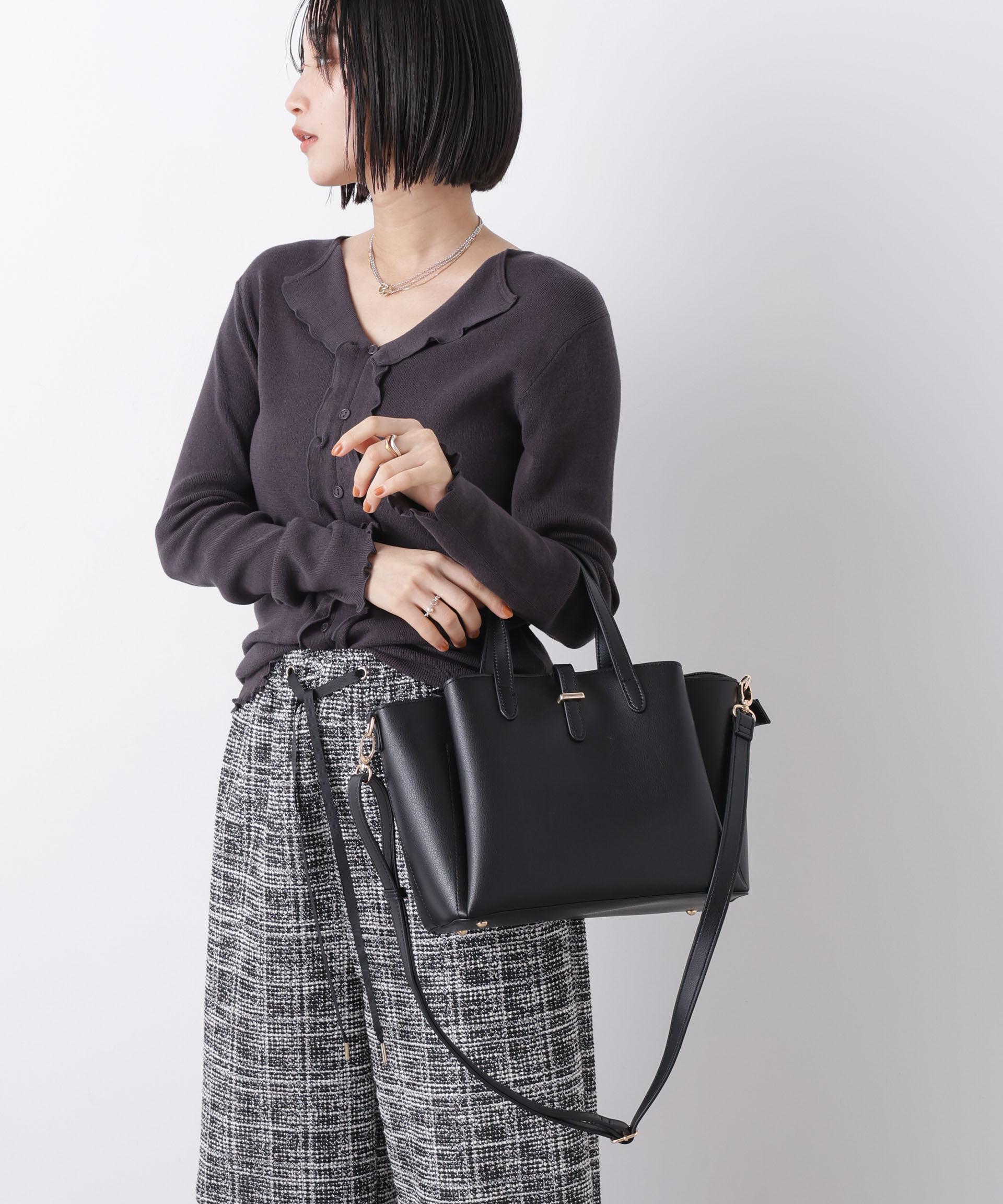 nano･universe「ショルダー付き2wayトートバッグ」|ショルダー・メッセンジャー|