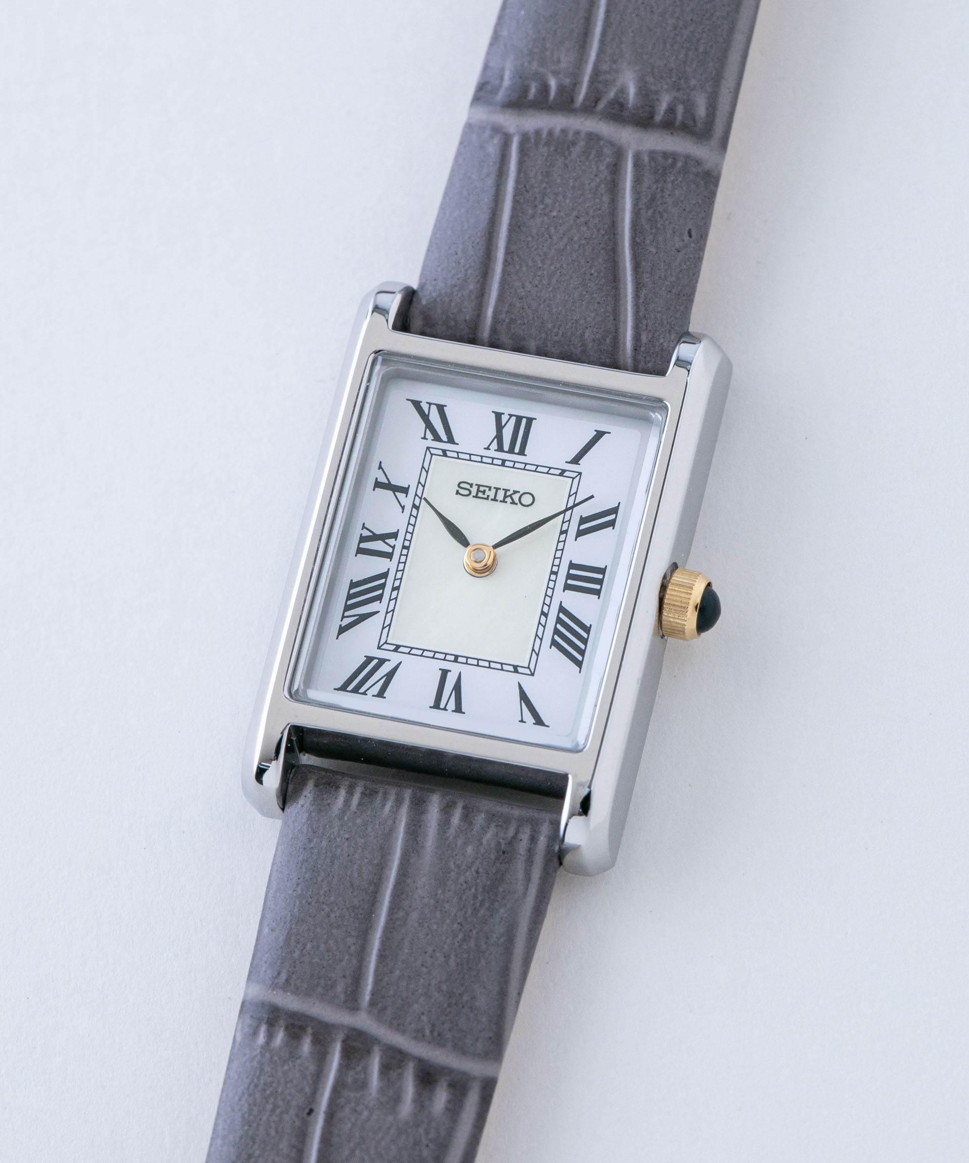 nano･universe「SEIKO/セイコー コラボレーション スクエア シルバー&times;グレー」|腕時計|