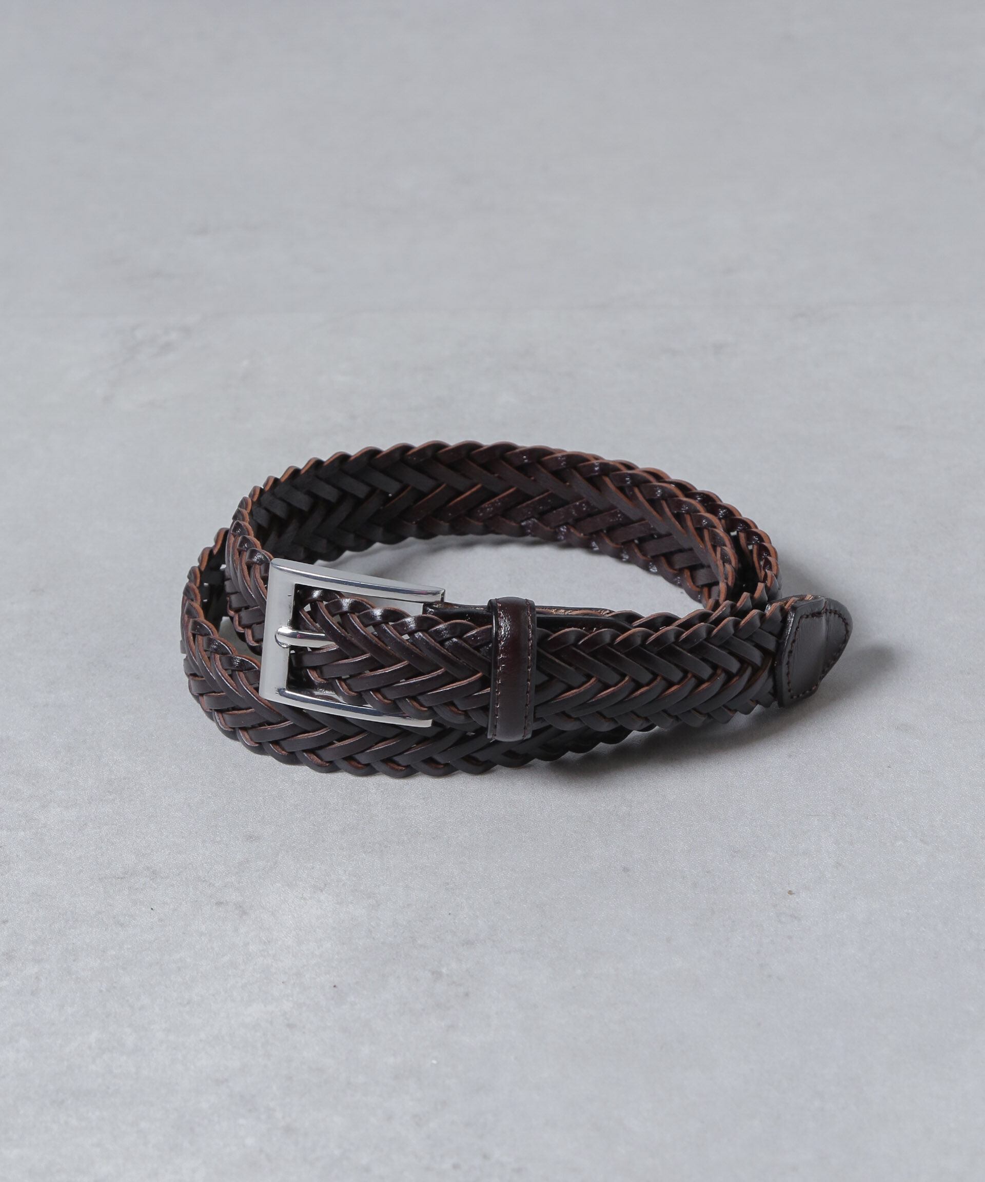 nano･universe「メッシュベルト」|ベルト|ブラウン