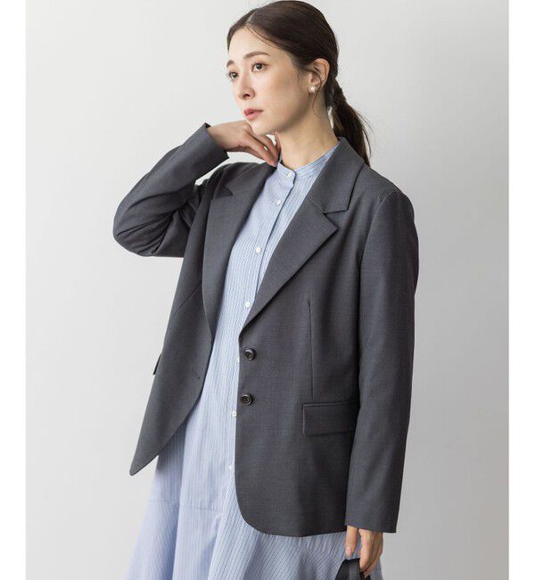 組曲「【加藤ローサさん着用】ハンサムツイル ジャケット」|テーラードジャケット|