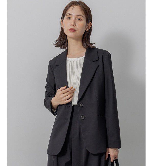 組曲「【加藤ローサさん着用】ハンサムツイル ジャケット」|テーラードジャケット|