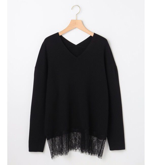 組曲「レースモチーフニットプルオーバー」|ニット・セーター|