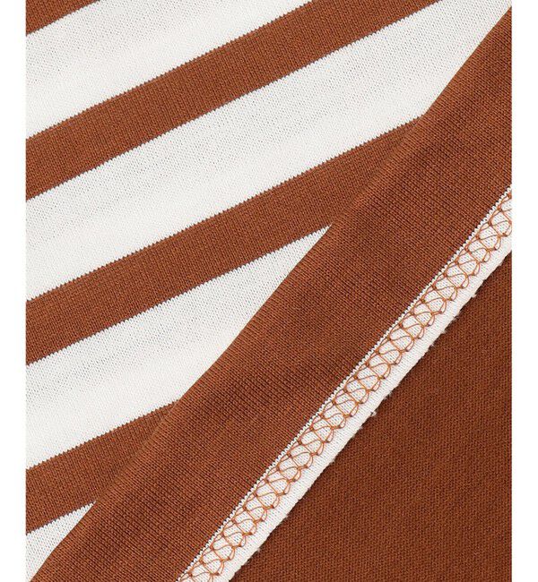 自由区「【洗える】ハイカウントボーダー カットソー」|Tシャツ・カットソー|