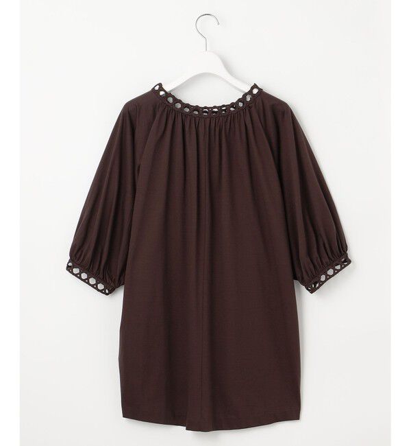 自由区「【洗える】コード刺繍 カットソー」|Tシャツ・カットソー|