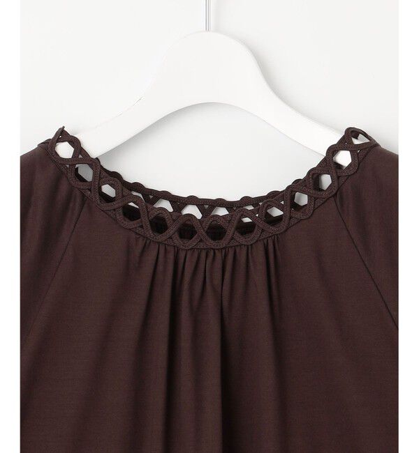 自由区「【洗える】コード刺繍 カットソー」|Tシャツ・カットソー|