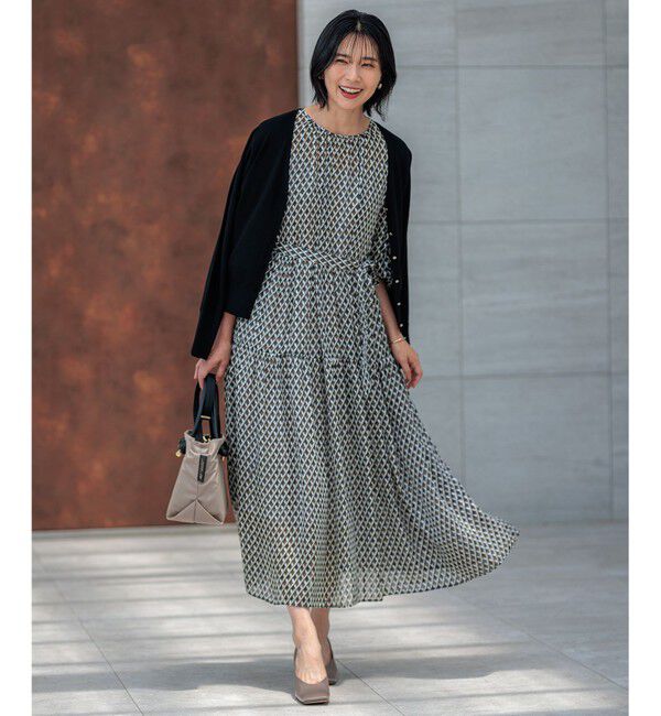 23区「【洗える】ヴィスコースストレッチ ドルマンスリーブ カーディガン」|カーディガン|