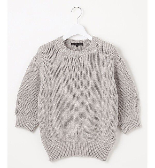 23区「【洗える】ルレックスバルキー ラメニット」|ニット・セーター|