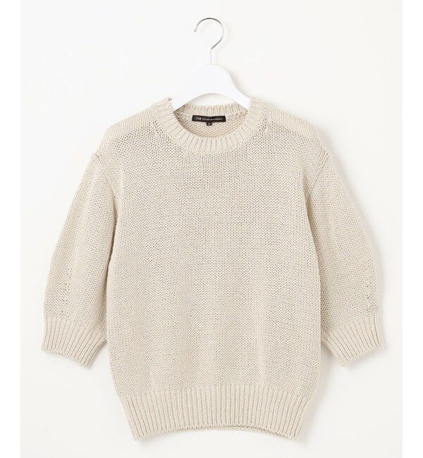 23区「【洗える】ルレックスバルキー ラメニット」|ニット・セーター|