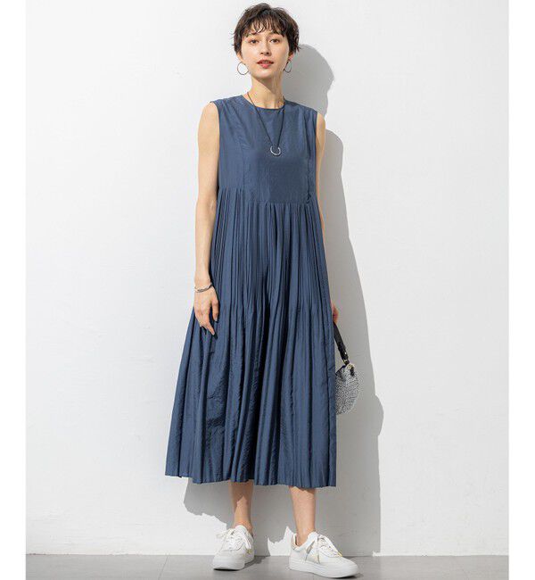 23区「【洗える】プリーツコンビ ワンピース」|ワンピース|