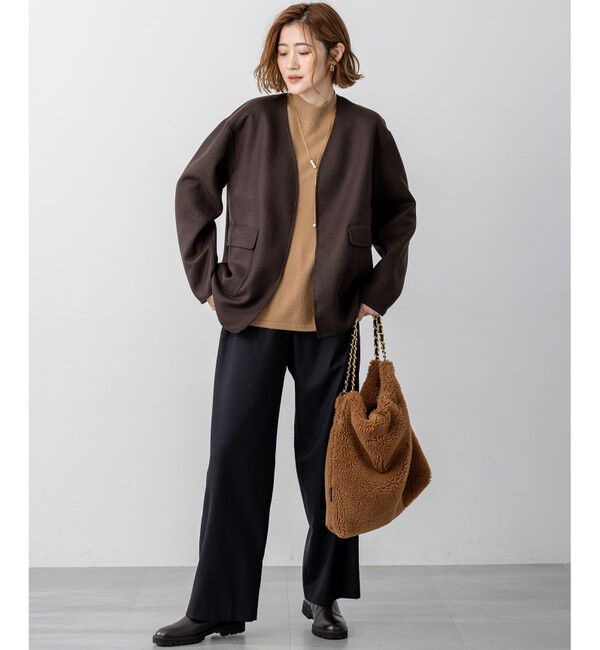 23区「【洗える】ピュアカシミヤ フレア ニット」|ニット・セーター|