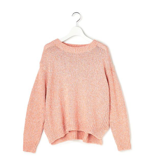 23区「コットンコードミックス クロップド ニット」|ニット・セーター|