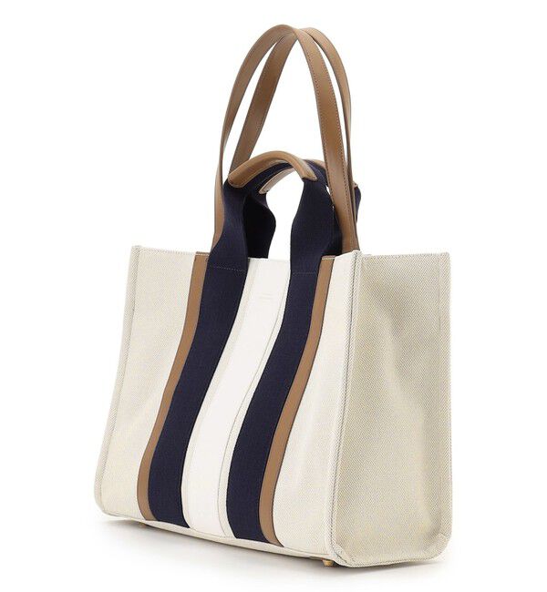 23区「ストライプキャンバス トートバッグ」|トートバッグ|