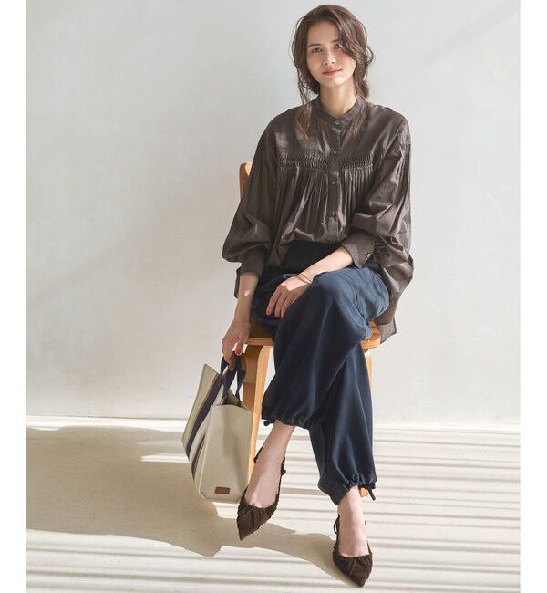 23区「ストライプキャンバス トートバッグ」|トートバッグ|