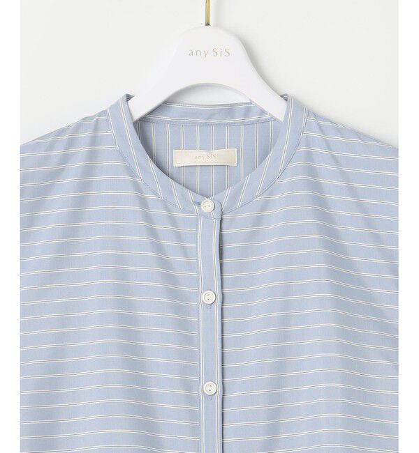 any SiS「【洗える】クロップドシャツ ワンピース」|ワンピース|