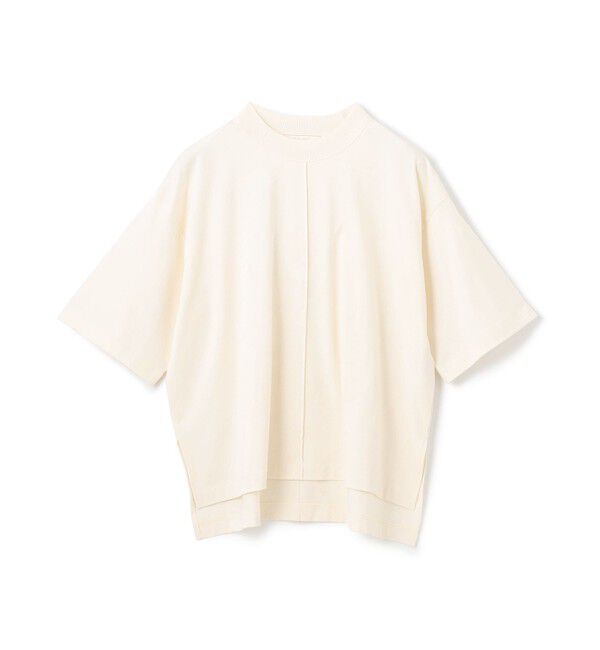 BEIGE,「【BEIGE,ecru/WEB限定・洗える】JERSEY STITCH / コットンハーフスリーブトップス」|Tシャツ・カットソー|