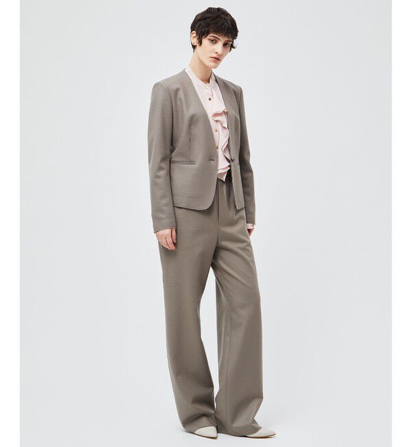 BEIGE,「【L-size】CORBY / ウエストゴムワイドパンツ」|その他|