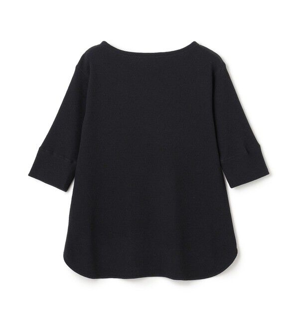 BEIGE,「【洗える】GLOBE / コットンリブ7分袖カットソー」|Tシャツ・カットソー|