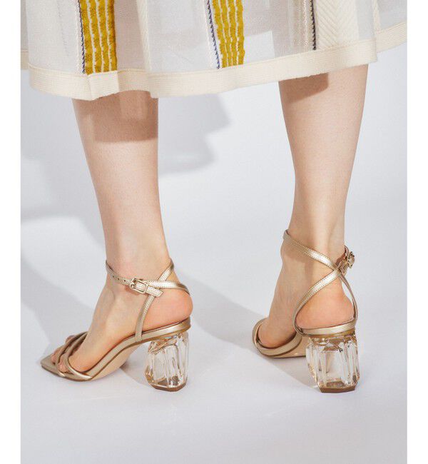  「クリアヒールサンダル」|サンダル|